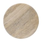 Round table top as flat lay