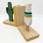 Maple Shade Llama &amp; Cactus Bookends