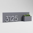Post &amp; Porch Customizable Vista View Address Planter