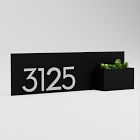 Post &amp; Porch Customizable Vista View Address Planter