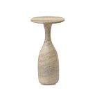 Tall pedestal table with round top