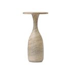 Tall pedestal base with small round top