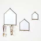 SZKLO Glass House Mirror Wall Organizers