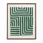 "Hard &amp; Soft" Framed Textile Art by Minted for West Elm