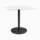 Orbit Restaurant Rectangle Dining Table - Porcelain