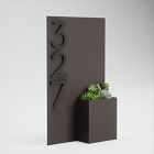 Post &amp; Porch Customizable Curb Appeal Address Planter