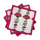 Furbish Studio Block Print Quilted Coasters (Set of 4)