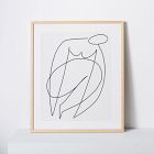 Kate Arends Framed Print - Woman