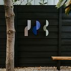 Circle &amp; Line Two Fold Wall Hanging