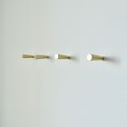 Modern Home by Bellver Brass Peg Wall Hooks - Set of 4