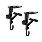 Mantel Garland &amp; Christmas Stocking Holder (Set of 2) - Black