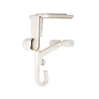 Mantel Garland &amp; Christmas Stocking Holder (Set of 2) - White