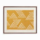 "The Mountain Top" Framed Textile Art by Minted for West Elm