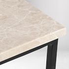 Leilani Botticino Marble Side Table (12.5&quot;)