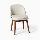 Open Box: Wayne Side Dining Chair - Twill Sand, Cool Walnut