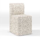 Open Box: Block Base Upholstered Dining Chair