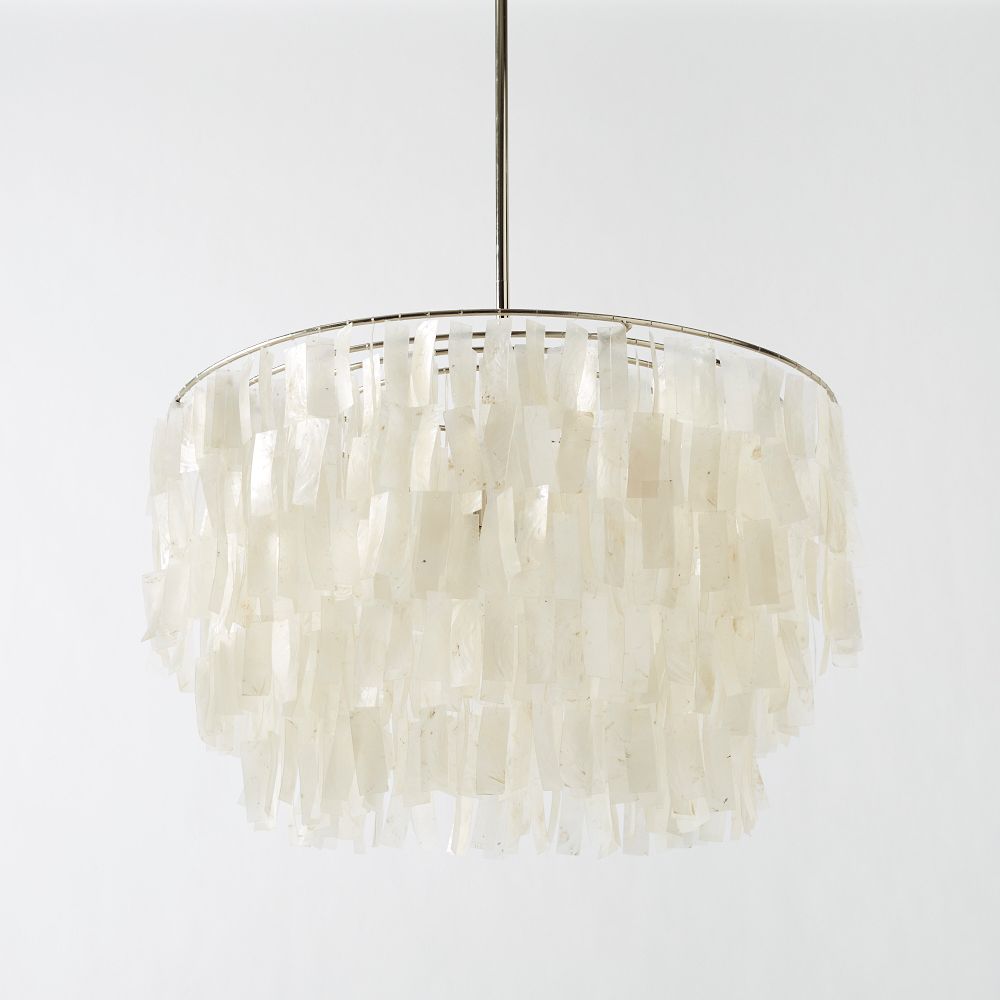 Capiz Round Chandelier (24")