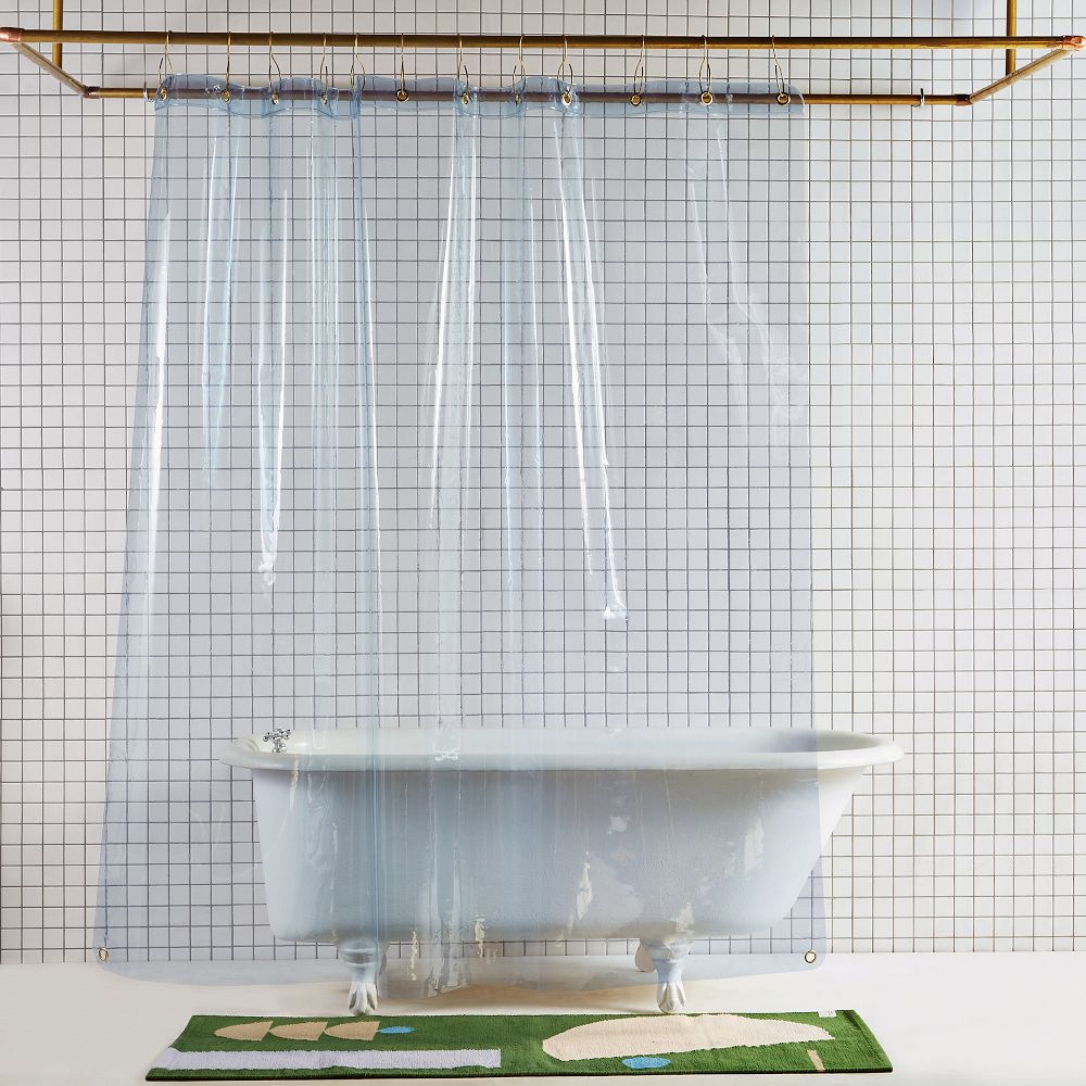 Quiet Town Sun Shower Curtain - Atlantic