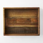 Open Box: Reclaimed Wood Tray, Natural, 14"x18"