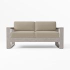 Portside Collection Love Seat Slipcover, Cast, Ash