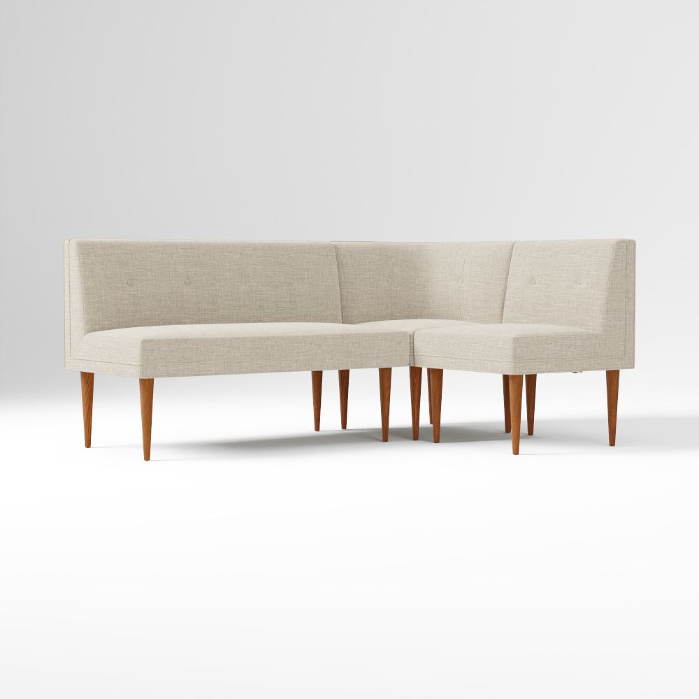 Mid-Century 3-Piece Banquette - Small
