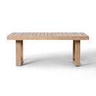 Portside Outdoor Dining Table (76.5"&ndash;96") &amp; Porto Side Dining Chairs Set