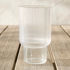 Fluted Acrylic Tall Drinking Glass Sets