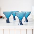 Jupiter Beaded Martini Glasses (Set of 4)