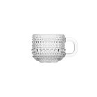 Jupiter Beaded Glass Espresso Cups (Set of 6)