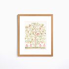 Espalier Pear Tree Framed Wall Art by Lydia Marie Elizabeth