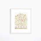 Espalier Pear Tree Framed Wall Art by Lydia Marie Elizabeth