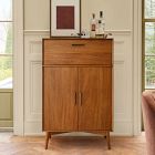 Mid-Century Tall Bar Cabinet (32")