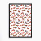 Holiday Otters Framed Wall Art by Lana's Shop