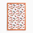 Holiday Otters Framed Wall Art by Lana's Shop