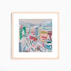 Holiday Village Framed Wall Art by Teil Duncan