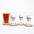 Counter Couture Skull Pint Glass
