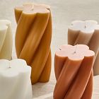 Signature Wax Twist Pillar Candles