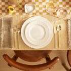 Textured Stoneware Dinner Plate Sets 