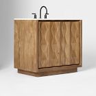 Carved Pattern Single Bathroom Vanity (36")