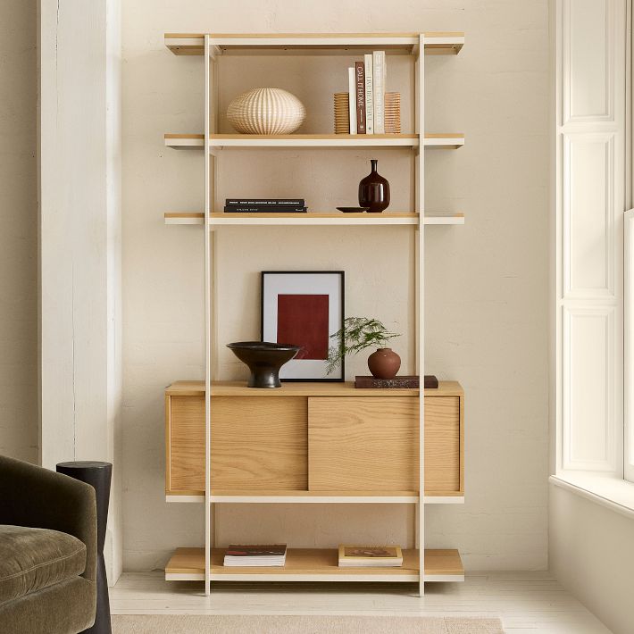 Pierce Narrow Storage Shelf Unit (42")
