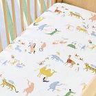 Animal Party Crib Sheet