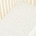 Brushstroke Dot Crib Fitted Sheet