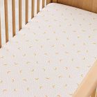 Moon &amp; Dots Crib Fitted Sheet