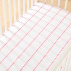 Pop Stripe Crib Fitted Sheet