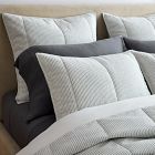 Heathered Linear Comforter &amp; Shams