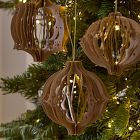 Punched Paper Ornaments (Set of 3)