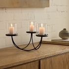 Curved Metal Votive Centerpiece