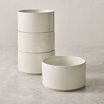 Straight-Sided Stoneware Meal Bowl