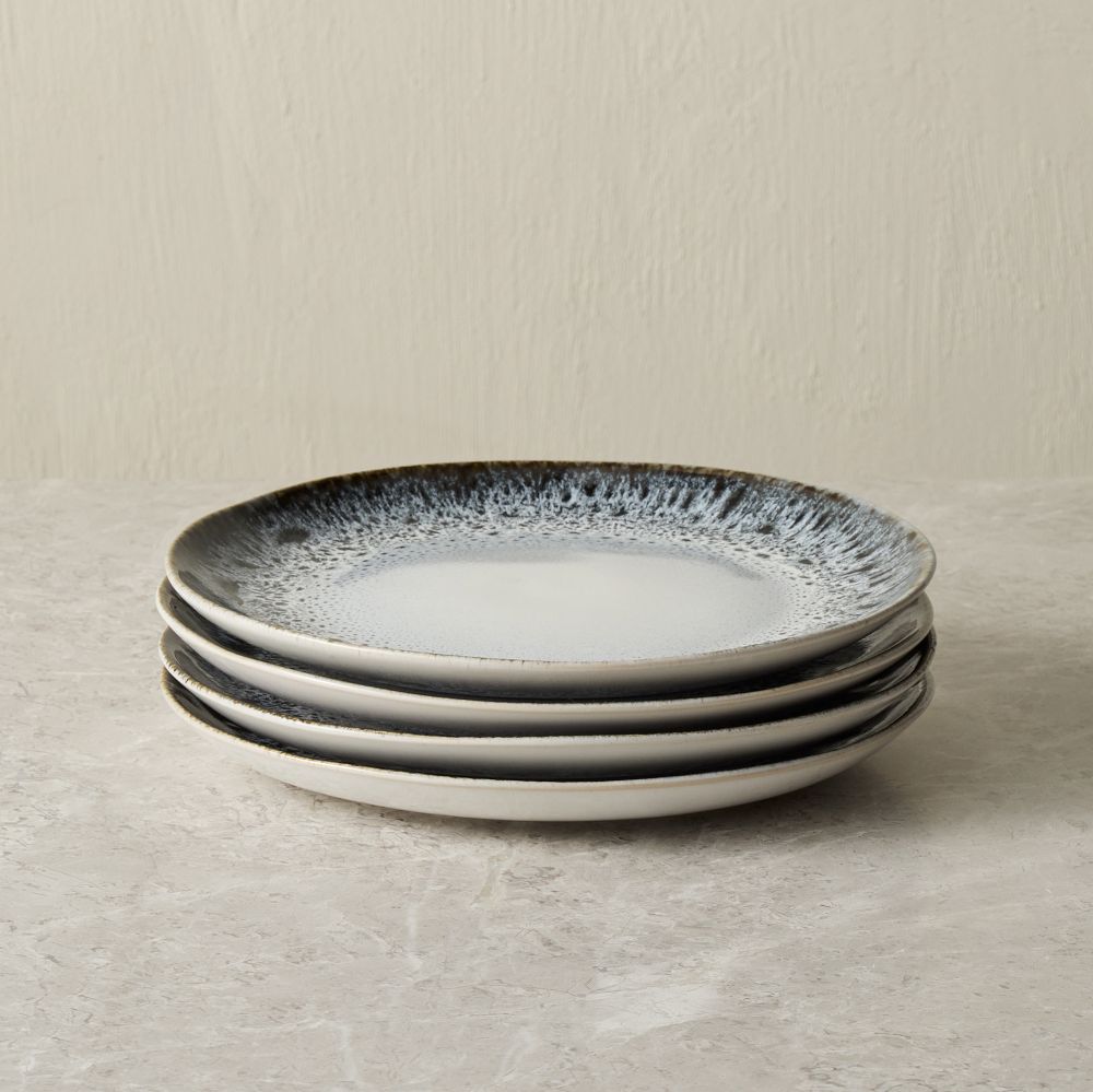 Reactive Glaze Stoneware Salad Plate Sets