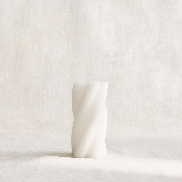 Signature Wax Twist Pillar Candles